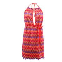 Luli Fama Song of the Sea Multicolored Beach Dress