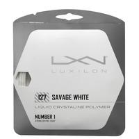 luxilon savage 127 tennis string set white