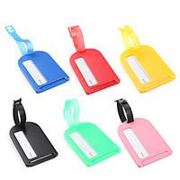 Luggage Tag Anti Lost Reminder for Luggage AccessoryYellow Red Green Blue Blushing Pink
