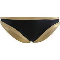 Luli Fama Black And Gold Panties Swimsuit Band Warrior Spirit women\'s Mix & match swimwear in black