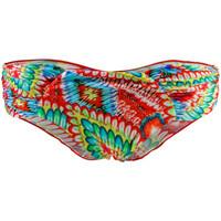 Luli Fama Multicolor Tanga Swimsuit Scrunch Wild Heart women\'s Mix & match swimwear in Multicolour