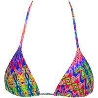 Luli Fama Multicolor Triangle Swimsuit Free Love women\'s Mix & match swimwear in Multicolour