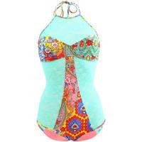 Luli Fama 1 piece Siren Dance Multicolored Swimsuit women\'s Swimsuits in Multicolour