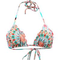 Luli Fama Multicolor Triangle Swimsuit Dream Catcher Crystallized women\'s Mix & match swimwear in Multicolour
