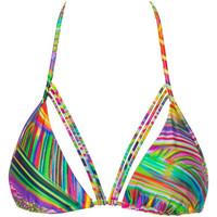 Luli Fama Multicolor Triangle Swimsuit Dreamin women\'s Mix & match swimwear in Multicolour