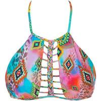 Luli Fama Multicolor Bra Swimsuit Boho Chic women\'s Mix & match swimwear in Multicolour