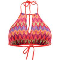 Luli Fama Song Of The Sea Multicolored High Neck Bra Swimsuit women\'s Mix & match swimwear in Multicolour