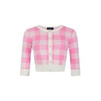 Lucy Gingham Cardigan - Size: Size 22