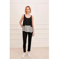 Lucille Jersey Layered Vest