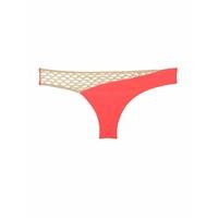 Luli Fama Coral and Gold Swimsuit Panties Gold Fire