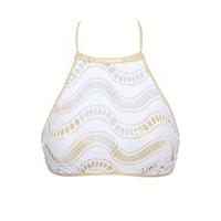 Luli Fama White Bra Swimsuit Buena Onda