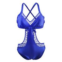 Luli Fama One Piece Kiss Blue Swimsuit Fishnet Siailor\'s