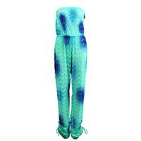 Luli Fama Turquoise Siete Mares Jumpsuit