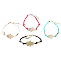 lucky hand charm bracelet 4 colours