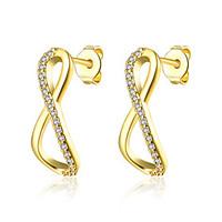 lureme fine jewelry 18k gold fashion charms 8 words diamond earrings