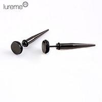 Lureme316L Surgical Titanium Steel Cone Single Stud Earrings (Random Color) Jewelry Christmas Gifts