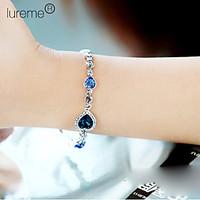 LuremeFashion Crystals Heart Shape Bracelet