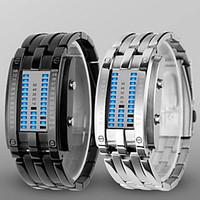 Luxury Small size Fashion LED Binary Wrist Watch with Date Display Waterproof Sports Wrist Watches(Assorted Colors) Cool Watch Unique Watch