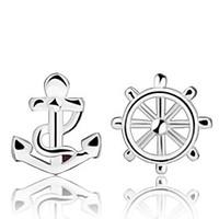 Lureme Korean Fashion 925 Sterling Silver Sailor Earrings