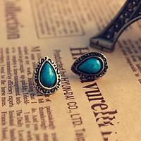 luremevintage turqoise teardrop shape earrings