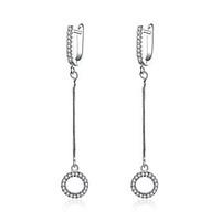 Lucky Doll Drop Earrings Unique Design Dangling Style Sterling Silver Zircon Platinum Plated Jewelry ForBirthday Business Gift Daily Casual Office