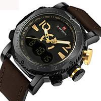 luxury brand naviforce men sport military watches mens quartz analog d ...