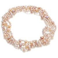 Luster Decadence pink pearl necklace