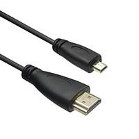 LWM Premium Micro HDMI to HDMI Male Cable 5Ft 1.5M for 1080P HDTV Smartphone Tablet Kindle Fire HD