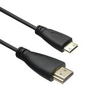 LWM Premium Mini HDMI Male to HDMI Male Cable 6.5Ft 2M V1.4 1080P 3D HDTV Camera Camcorder Free Shipping