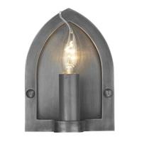 LW8 Lindisfarne Single Wall Light In Antique Pewter