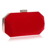L.west Women Personality Anise Suede Evening Bag