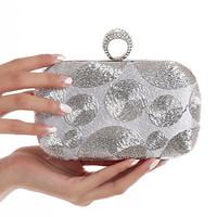 L.WEST Woman Fashion Diamonds The Embroidery Evening Bag