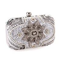 L.WEST Women\'s Event/Party / Wedding / Evening Bag The Sequins Beaded Diamonds Delicate Handbag