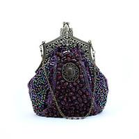 L.WEST Woman\'s beaded bag dinner bag handmade bag the bride dress package bag