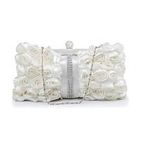 lwest womens handmade flower diamonds evening bag