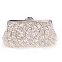 L.west Women Elegant High-grade Pearl Evening Bag