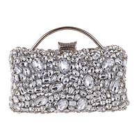 lwest woman fashion luxury high grade imitation diamonds evening bag