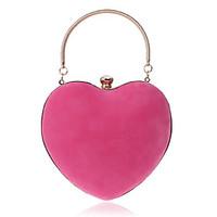 L.WEST Woman Fashion Luxury High-grade Heart Shape Evening Bag