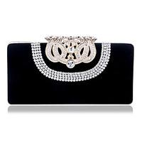 L.WEST Woman Fashion Luxury High-grade Imitation Diamonds Evening Bag