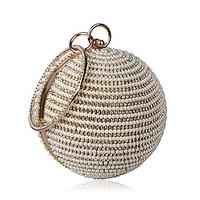 L.WEST Woman Fashion Luxury High-grade Imitation Pearl Diamonds Evening Bag