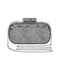 L.west Women Elegant High-grade Snake Print Plaid Evening Bag