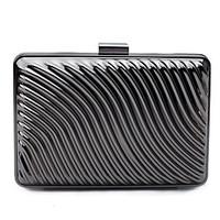 L.WEST Woman Fashion Luxury High-grade Metal Box Geometric Evening Bag