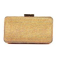 lwest women elegant high grade hollow out network metal evening bag