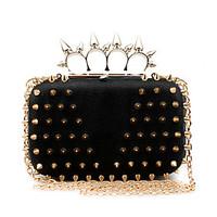 lwest women elegant high grade rivet evening bag