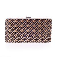 L.WEST Woman Fashion Luxury High-grade Weaving Evening Bag