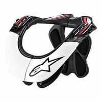 L/xl Black, White & Red Alpinestars Bionic Neck Support