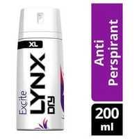 lynx dry excite aerosol anti perspirant deodorant 200ml
