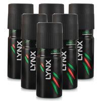 lynx africa deodorant bodyspray 6 pack