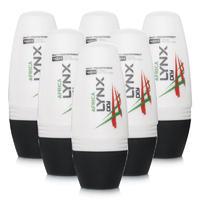 lynx dry africa anti perspirant roll on 6 pack