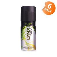 lynx dry twist anti perspirant spray 6 pack